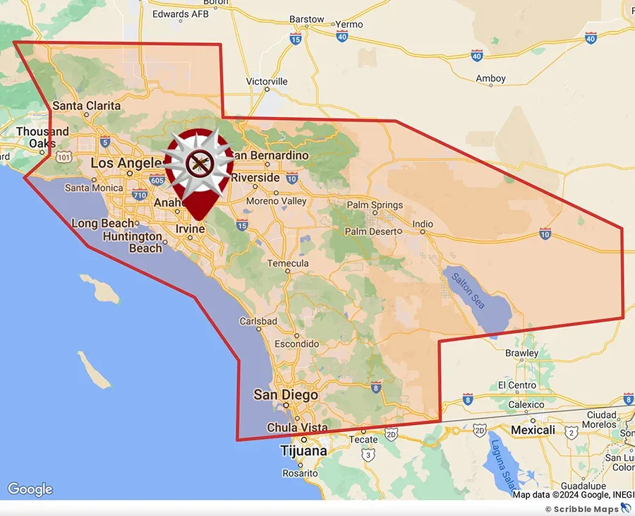 service area map